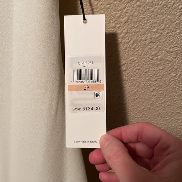 *SOLD* NWT Calvin Klein white dress. - Picture 2 of 5